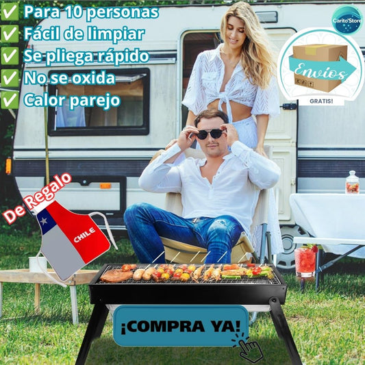 Parrilla Plegable Portátil